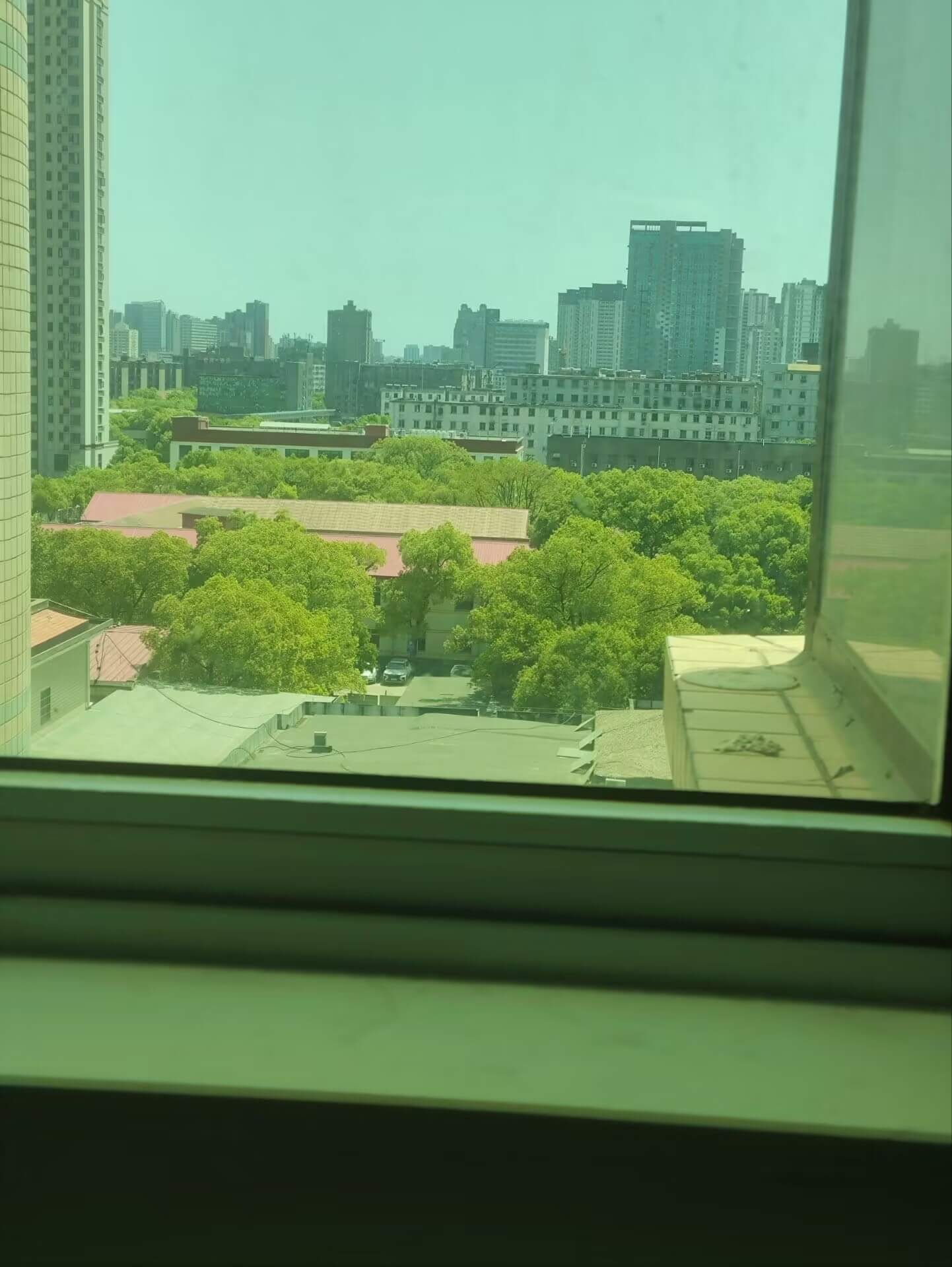 专科病房的窗外，第一次看到外面的样子.jpg