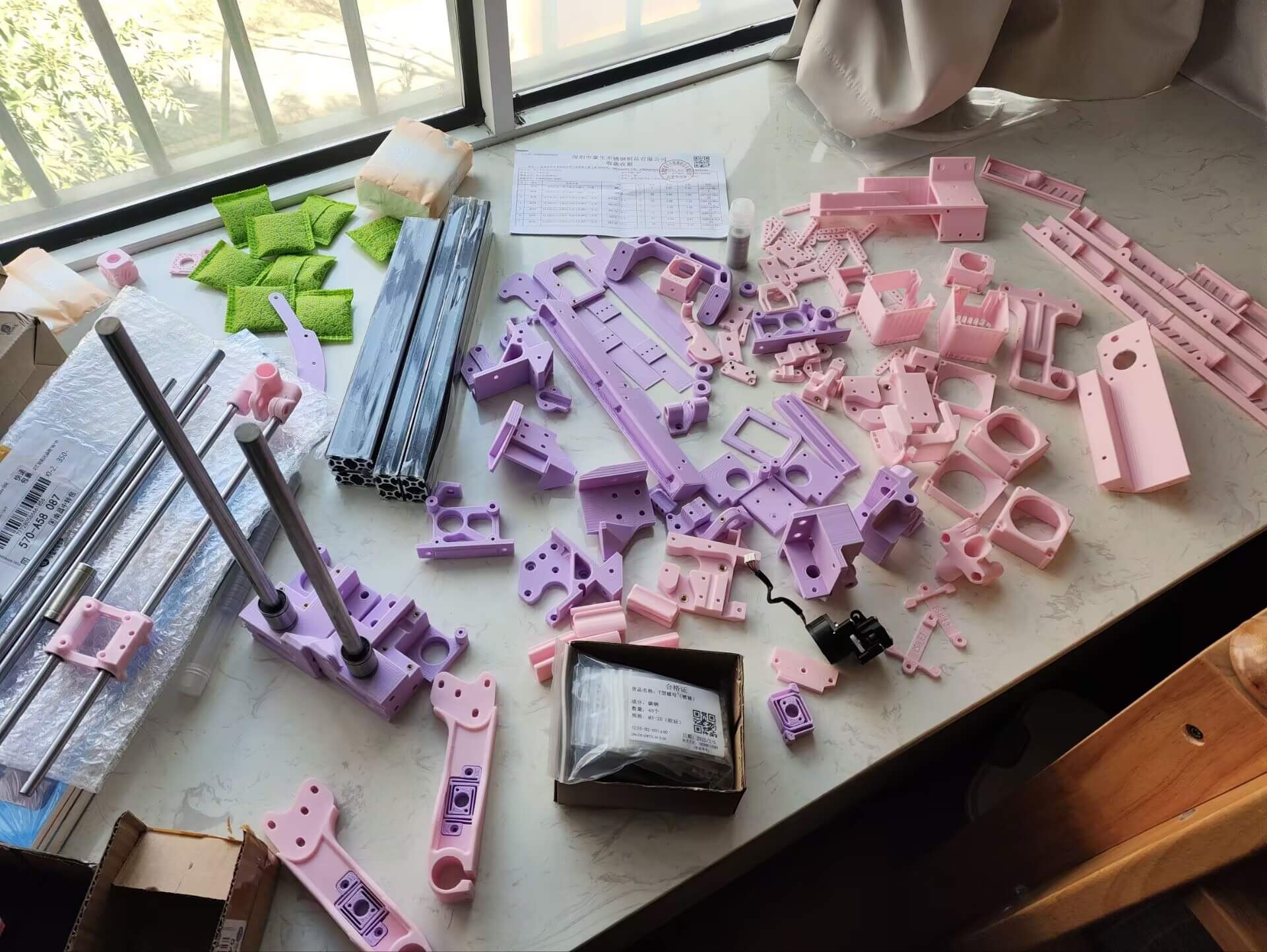 耗费了差不多一个星期，年后配件也陆续到齐了